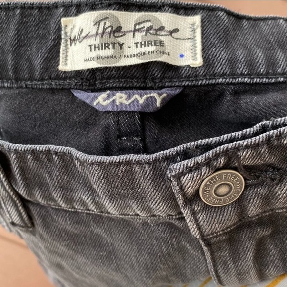 We The Free Crvy High-Rise, Straight Shooter Jean- Black (OB1290332)- Size 33 - Picture 8 of 8